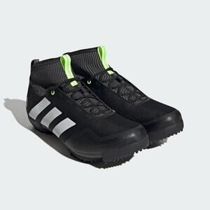 Adidas Men's 9.5 The Gravel, Black/White/Lucid Lemon, HQ9034